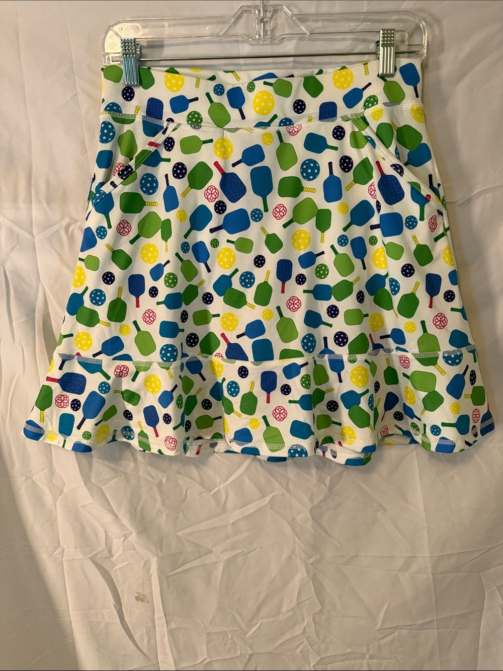Paddle ball Skirt with Colorful Paddle Print